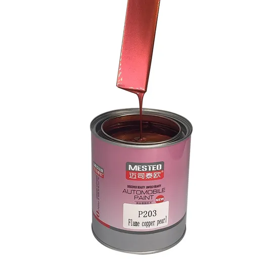 Glinter HS 1K Flame Copper Pearl Gp203 OEM Supplier High Chroma Acrylic Auto Paint Lacquer Strong Flicker Chameleon Car Paint Refinish