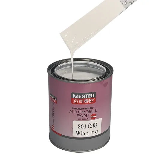 Babosen HS 2K Topcoat HS White B200 Factory Good Whiteness Auto Paint Durable Good Coverage Acrylic Car Paint Refinish
