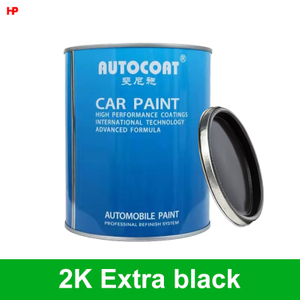 Wholesale Spray High Application Car Paint High Blackness Good Effect Auto Paint AUTOCOAT HS 2K Topcoat Extra Black A203