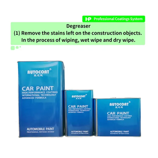 Filre Auxiliary Materials- Degreaser Wholesale Spray High Application Auto Paint High Quality Good Price Car Paint
