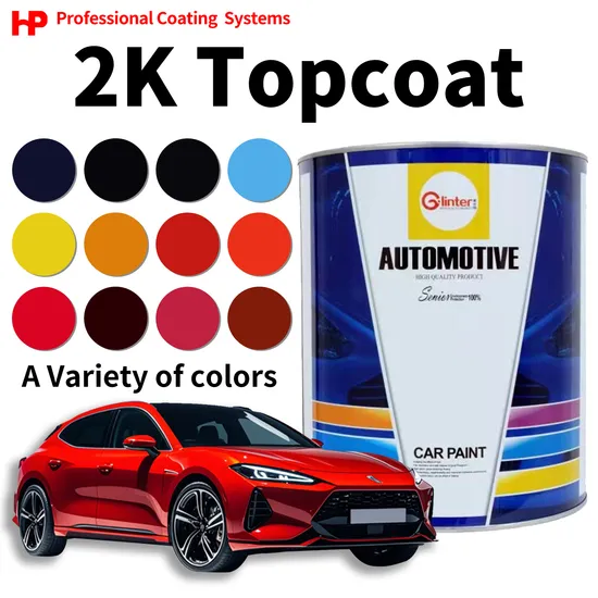 Mesteo HS 2K Topcoat Durable High Chroma Acrylic Car Paint Refinish Good Coverage High Concentration Auto Paint