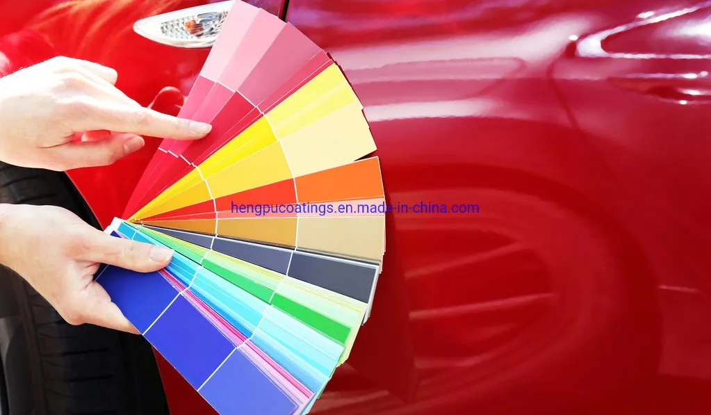 HS 2K Topcoat Medium Yellow (184 Yellow) 2142 Chinese Supplier Acrylic Auto Paint Durable High Chroma Car Paint Refinish