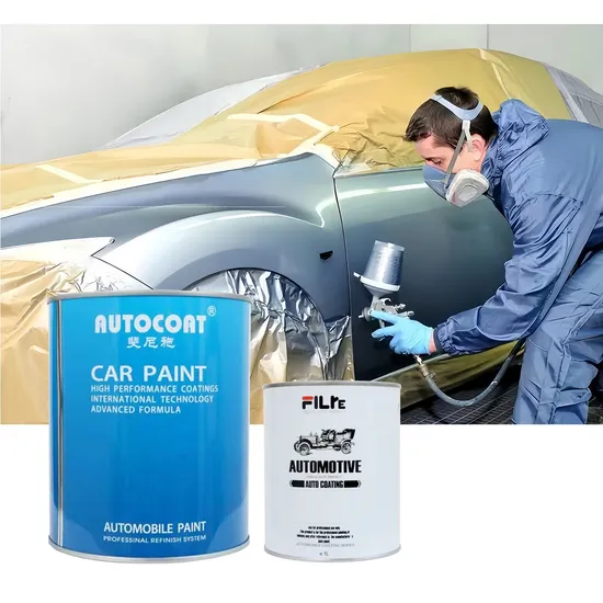 HS 2K Topcoat Lemon Yellow 2131 (Organic) High Chroma Supplier Acrylic Auto Paint Good Coverage Car Paint Refinish