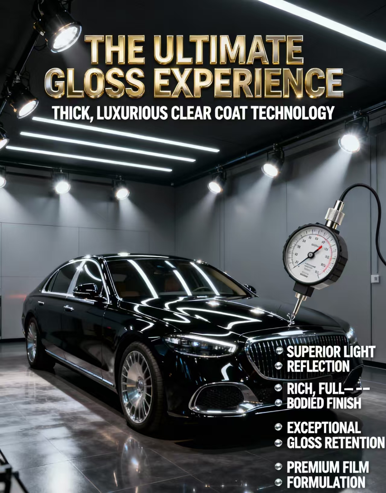 Wholesale Spray Good Gloss Acrylic Car Paint High Hardeness Auto Paint FOCUS HS 580 Clearcoat