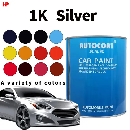 Supplier Filre HS 1K Silver Strong Metallicity Acrylic Auto Paint Good Sparkle Car Paint Refinish