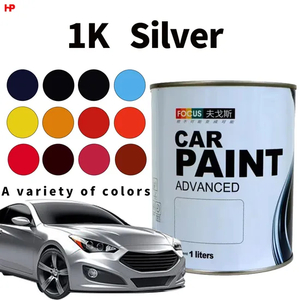 Factory OEM Acrylic HS 1K Silver, Strong Metallicity Auto Paint Good Sparkle Car Paint Refinish Focus
