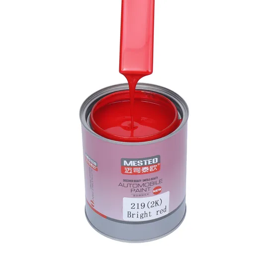 Autocoat HS 2K Topcoat Spraying Coating Good Coverage High Concentration Acrylic Auto Paint High Chroma Car Paint Refinish