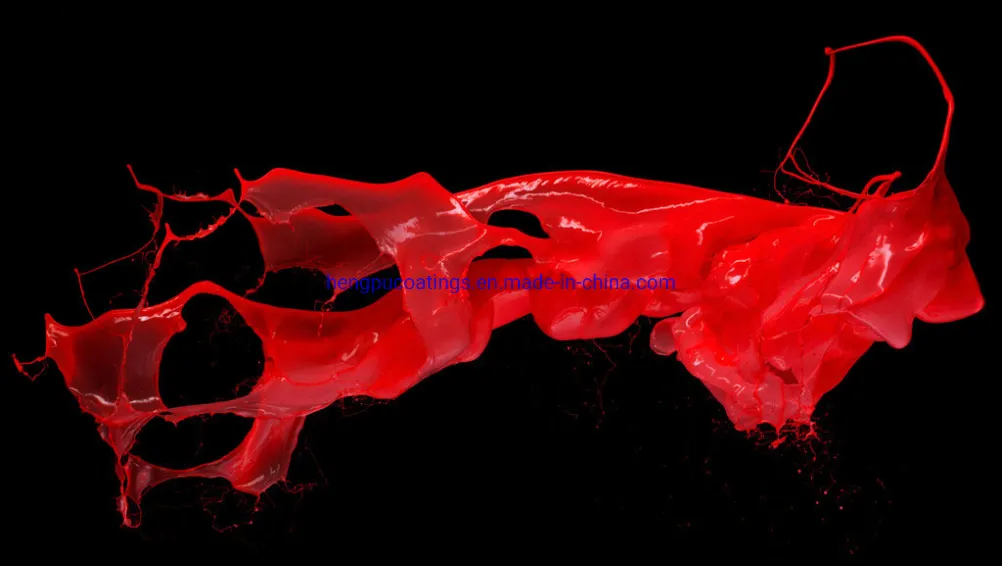 2K Topcoat Filre HS Red Color OEM Durable High Chroma Auto Paint Acrylic Good Color Car Paint Refinish