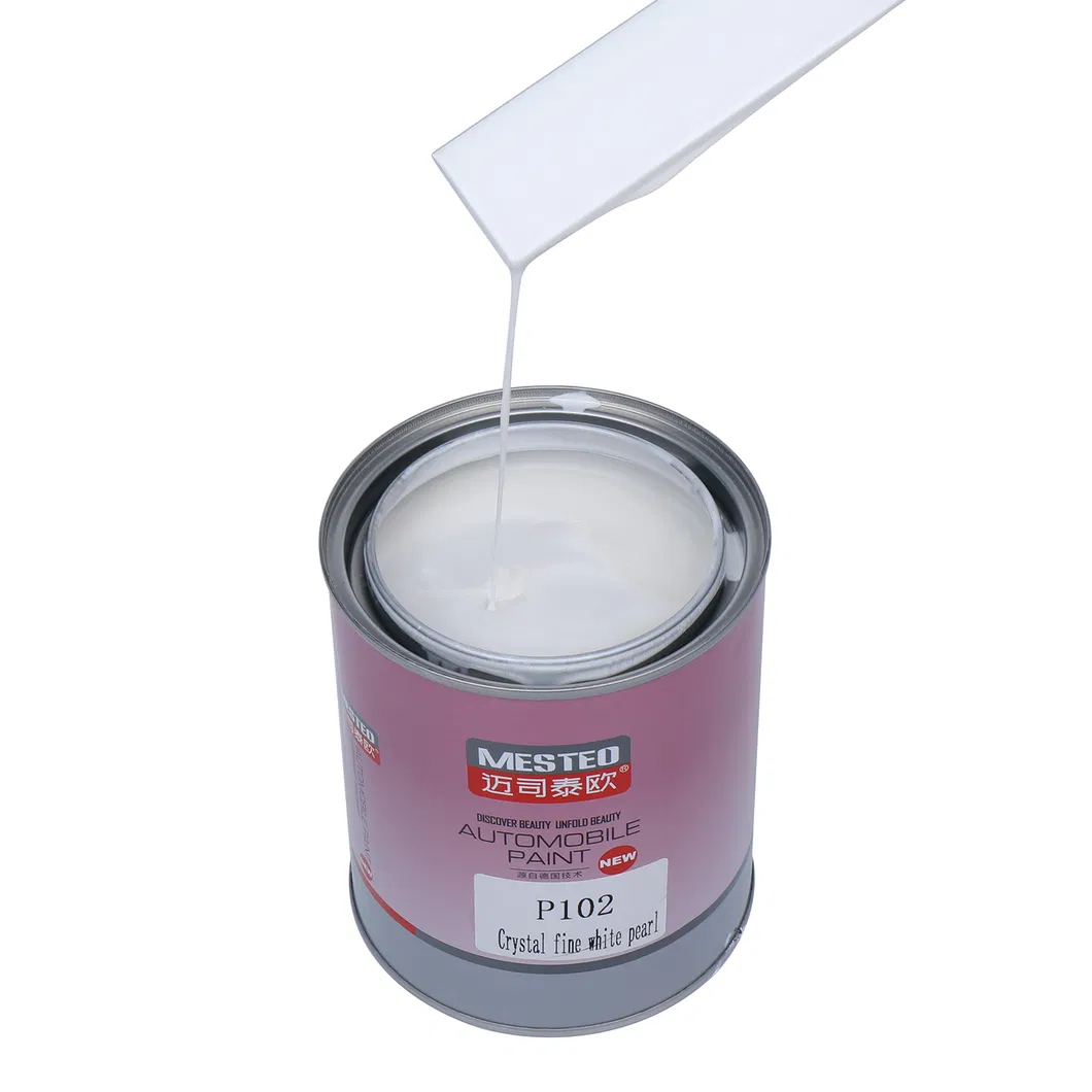 Focus HS 1K Crystal Fine White Pearl Fp102 Chinese Factory Acrylic Auto Paint Good Whiteness Car Paint Refinish