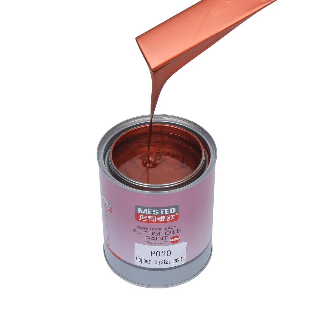 Focus HS 1K Crystal Gold Pearl Fp020 OEM Strong Flicker Auto Paint Supplier Acrylic Good Color Car Paint Refinish
