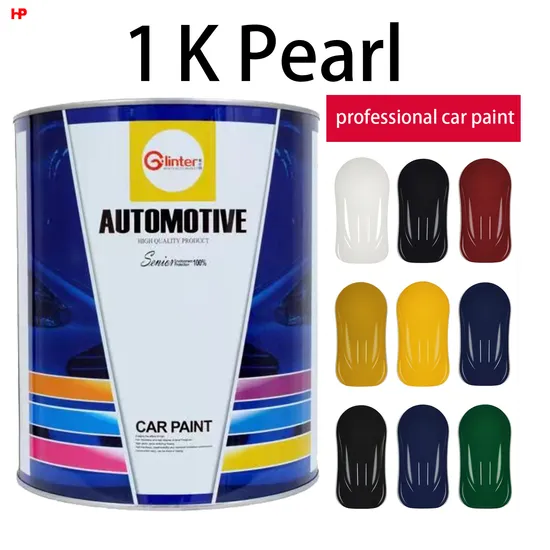 Glinter HS 1K Original Crystal Yellow Pearl Gp110 Good Flicker Acrylic Auto Paint Lacquer OEM Excellent Permeability Car Paint Refinish