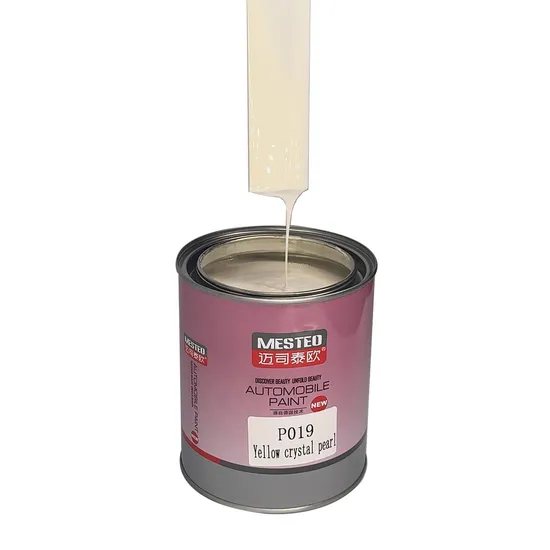 Autocoat HS 1K Crystal Yellow Pearl Ap019 High Shining EXW Auto Paint Strong Flicker Acrylic OEM Car Paint Refinish