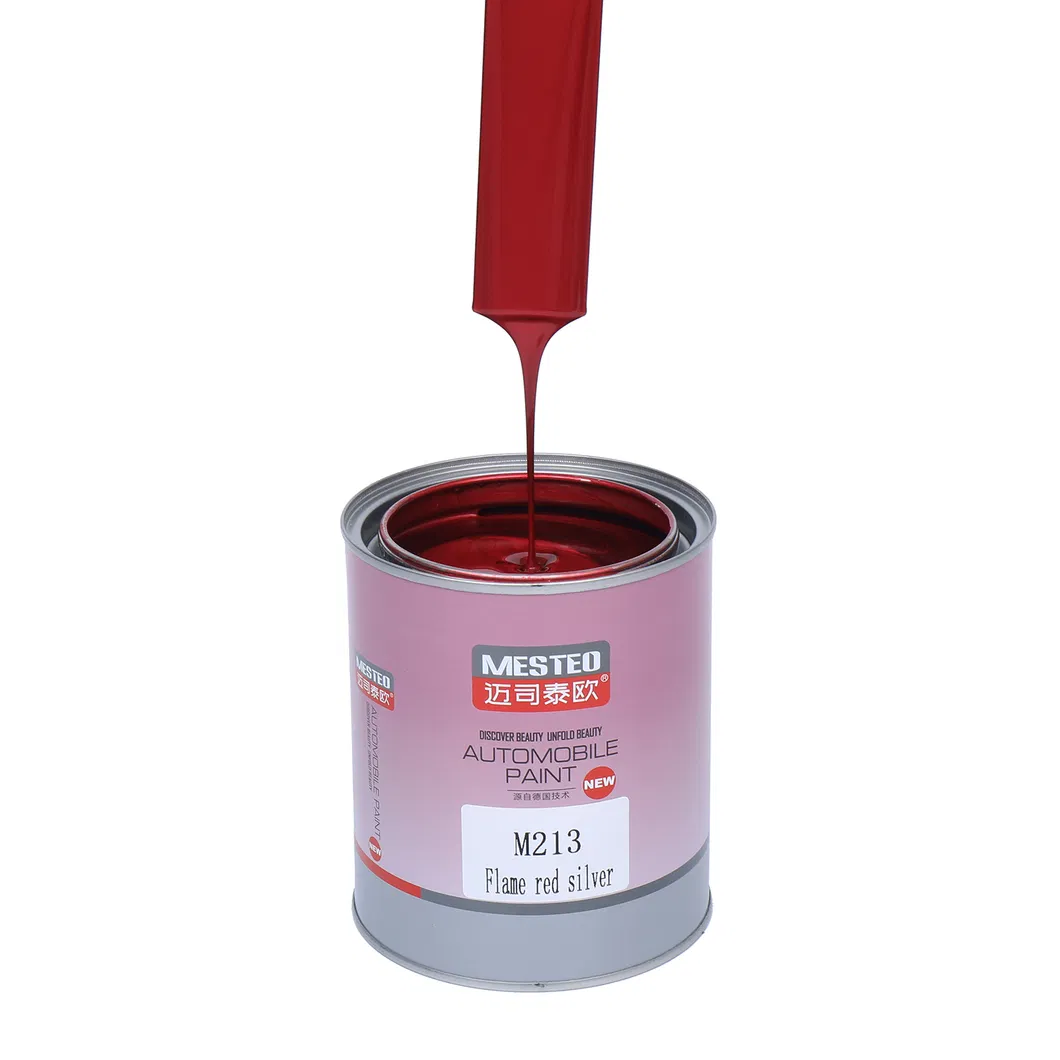 Factory OEM Acrylic HS 1K Silver, Strong Metallicity Auto Paint Good Sparkle Car Paint Refinish Mesteo