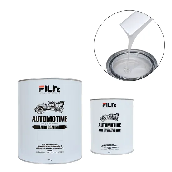 Filre HS 2K Topcoat White 201 (I) Good Coverage Acrylic Auto Paint Wholesale OEM Good Weatherability Car Paint Refinish