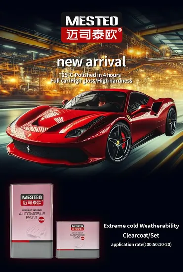 Autocoat Extreme Cold Weatherability Clearcoat Varnish High Gloss Acrylic Auto Paint Lacquer Good Hardness Car Paint Refinish