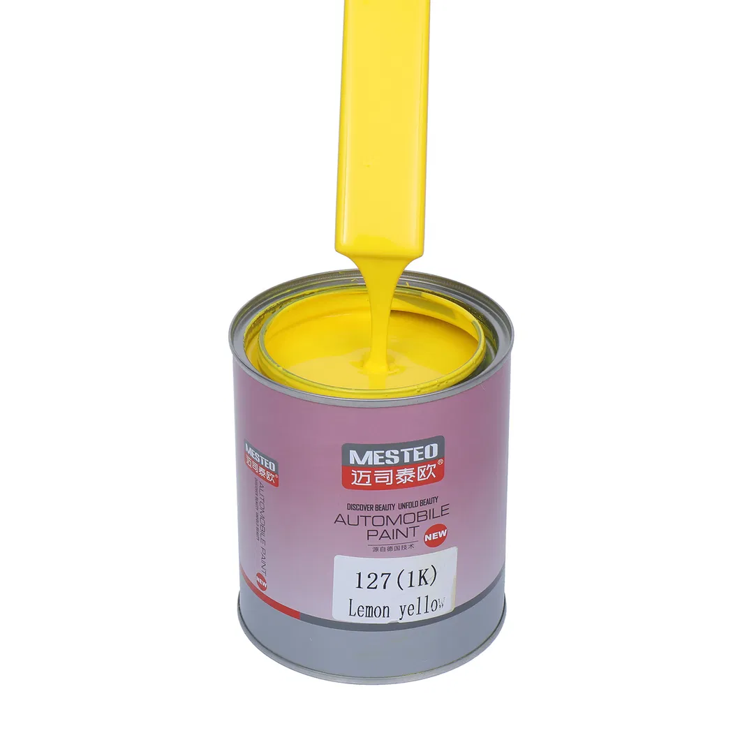 De HS 1K Basecoat Standard Blue D120 Wholesale Factory Good Color Acrylic Auto Paint High Chroma Car Paint Refinish
