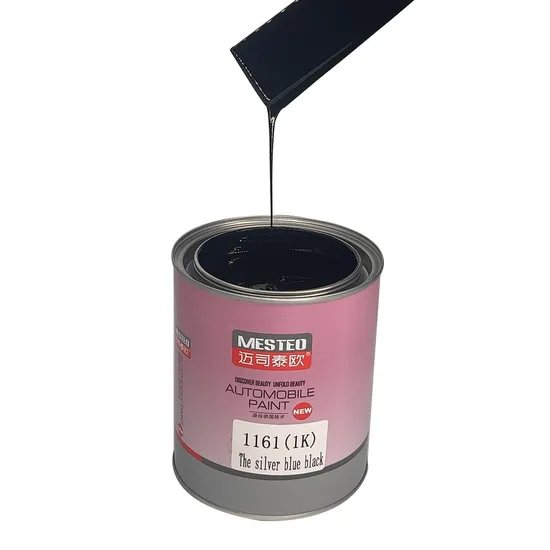 Babosen HS 1K Basecoat The Silver Blue Black B1161 Wholesale OEM Good Blackness Car Paint Refinish High Application Acrylic Auto Paint