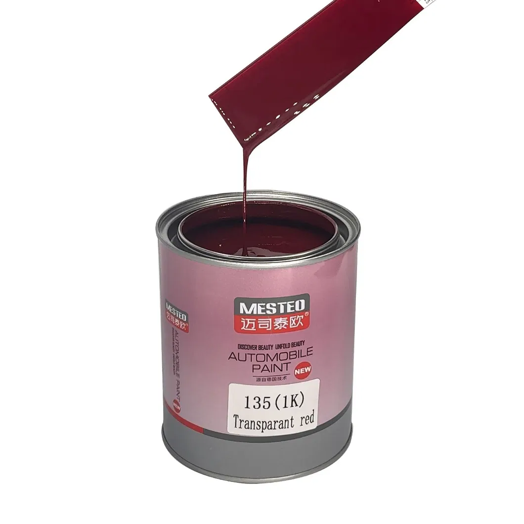 Glinter HS 1K Basecoat Transparant Oxide Yellow G131 Acrylic Auto Paint OEM Good Color Car Paint Refinish