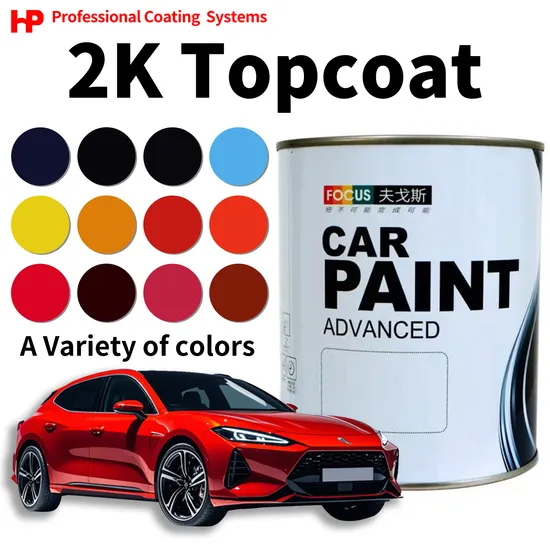 Focus HS 2K Topcoat Durable High Chroma Acrylic Car Paint Refinish Good Coverage High Concentration Auto Paint