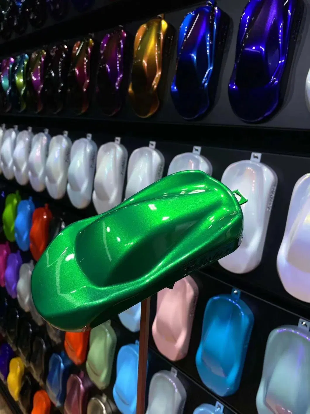 HS 1K Fancy Green Purple Pearl P208 Chinese Factory High Chroma Acrylic Auto Paint Good Color Chameleon Car Paint Refinish