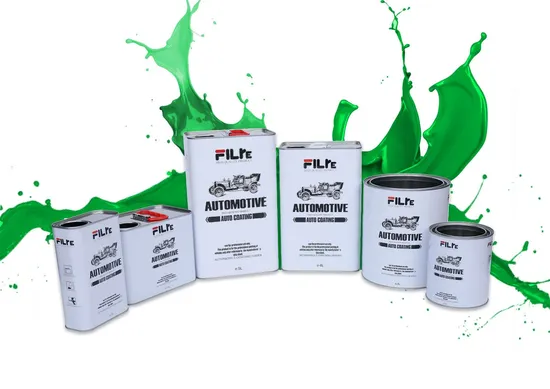 Glinter High Gloss HS Clearcoat Varnish Factory OEM Levelling Property Acrylic Auto Paint Lacquer High Plumpness Car Paint Refinish