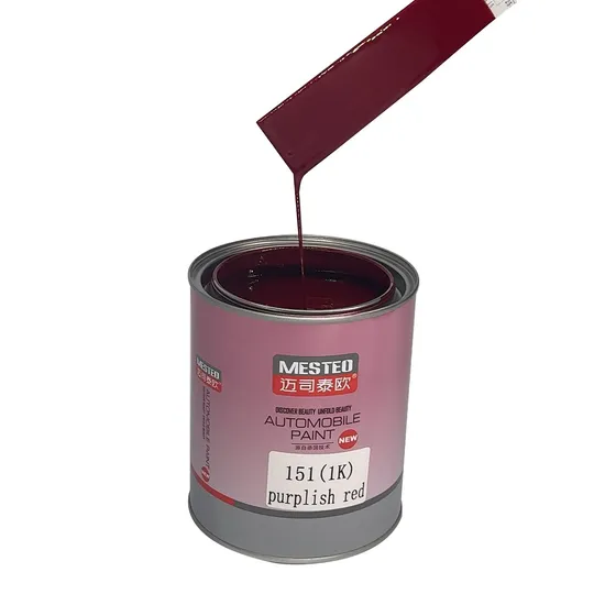 Filre HS 1K Basecoat Purplish Red F151 EXW Acrylic Translucent Color Auto Paint High Concentration Good Color Car Paint Refinish