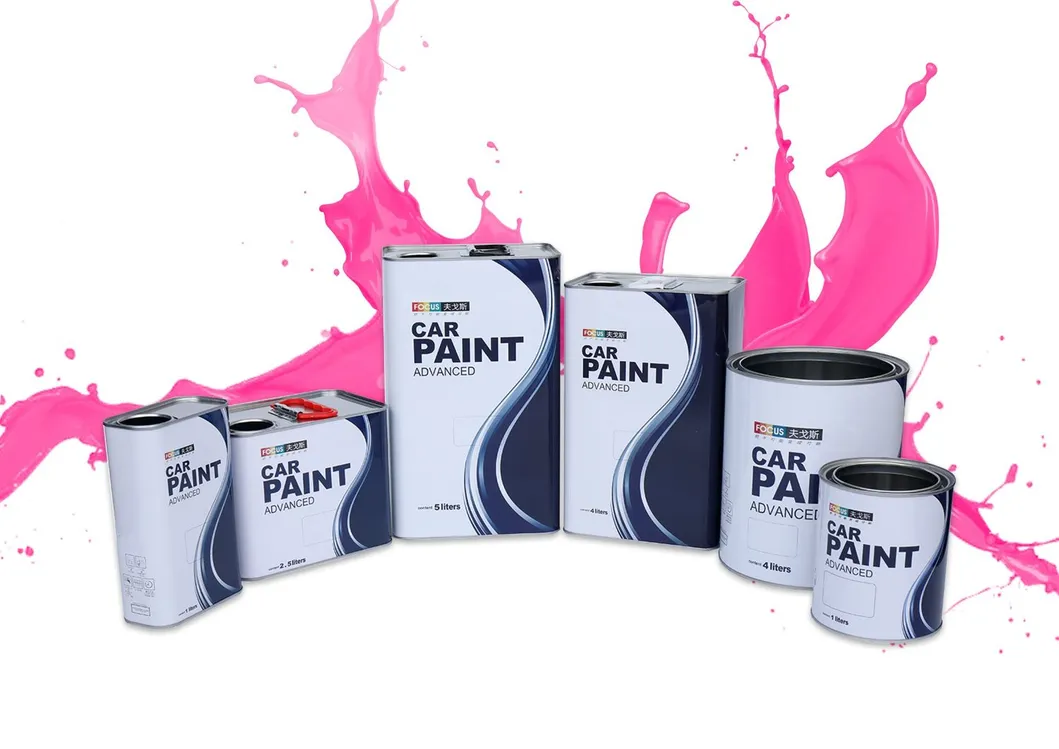 Focus HS 580 Clearcoat High Gloss Auto Paint Lacquer Supplier High Fullness High Hardeness Acrylic Car Paint Refinish
