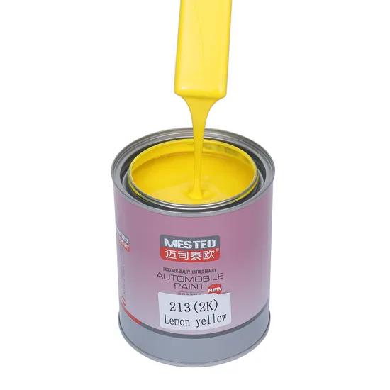 Autocoat HS 2K Topcoat Spraying Coating Good Coverage High Concentration Acrylic Auto Paint High Chroma Car Paint Refinish