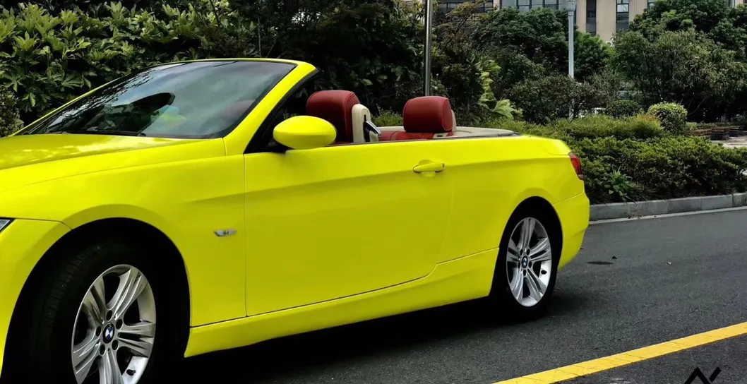 Mesteo HS 2K Topcoat Lemon Yellow M213 High Chroma OEM Acrylic Auto Paint Good Coverage Car Paint Refinish