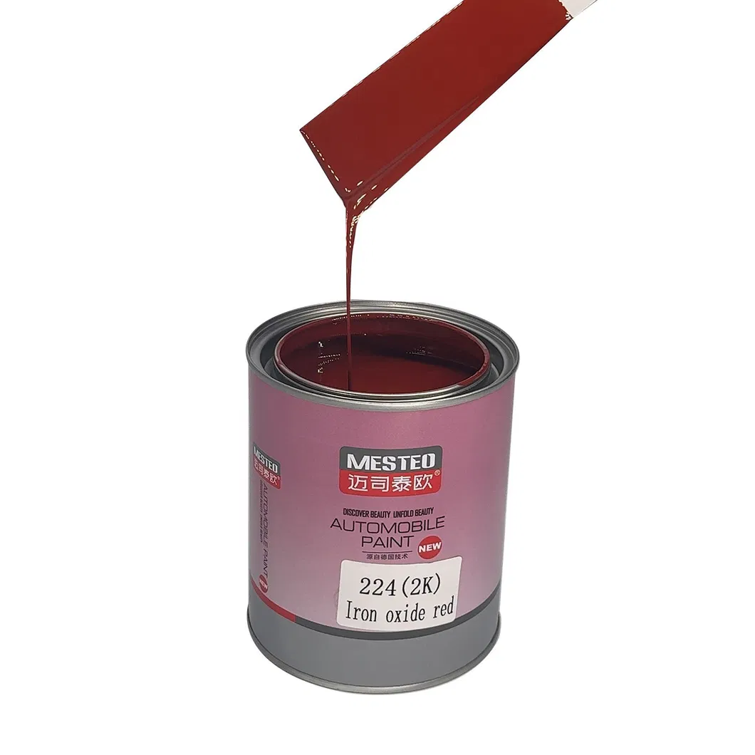 Glinter HS 2K Topcoat Deep Red G220 High Chroma Acrylic Auto Paint Chinese Factory Good Color Car Paint Refinish